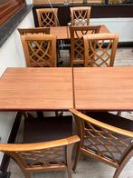 Lot 40 table bois de restaurant, Jardin & Terrasse, Enlèvement ou Envoi, Comme neuf, Bois