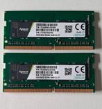 Apacer 2x2GB DDR4 SODIMM geheugen, Computers en Software, RAM geheugen, DDR4, Ophalen of Verzenden, Zo goed als nieuw, 2 GB