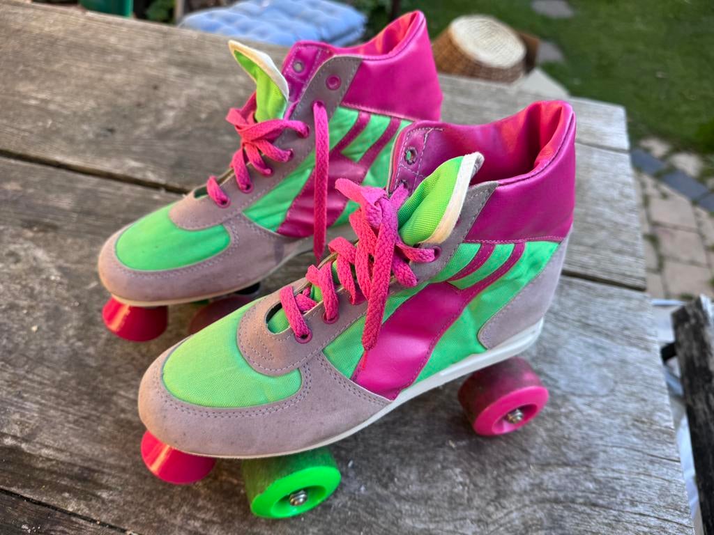 Vintage rolschaatsen jaren ‘80 maat 39, Ophalen, Zo goed als nieuw, Kinderen
