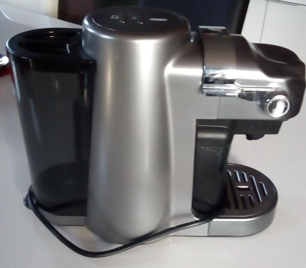 Rombouts XPRESS'OH Espressomachine — 1250 watt, Elektronische apparatuur, Koffiezetapparaten, Ophalen, Gebruikt, Koffiepads en cups