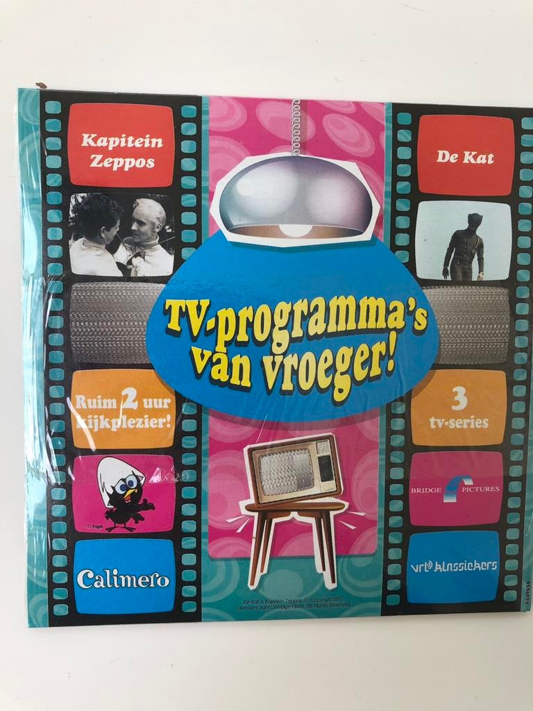 Dvd : dvd programma’s van vroeger en nu met oa Calimero, Ophalen of Verzenden, Zo goed als nieuw