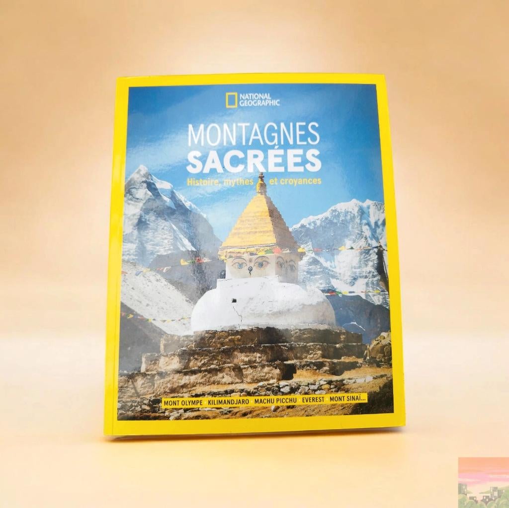 Livre National Geographic - Montagnes Sacrées, Enlèvement ou Envoi, Comme neuf