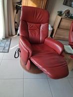 Fauteuil relax ergonomique Hukla, Maison & Meubles, Fauteuils, Enlèvement, Comme neuf, Cuir, Moderne look