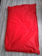 Drop & sit zitzak, Maison & Meubles, Sièges-poires, Enlèvement, Comme neuf, Rouge, Pouf