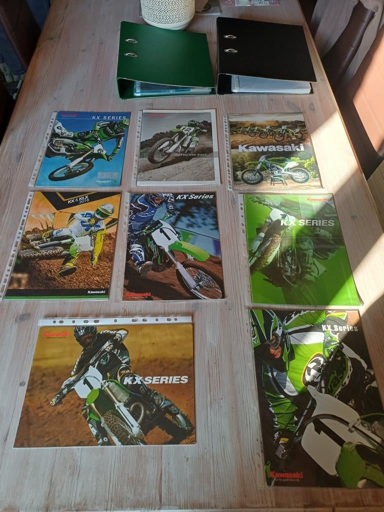 Kawasaki cross brochures lot, Motoren, Ophalen, Kawasaki