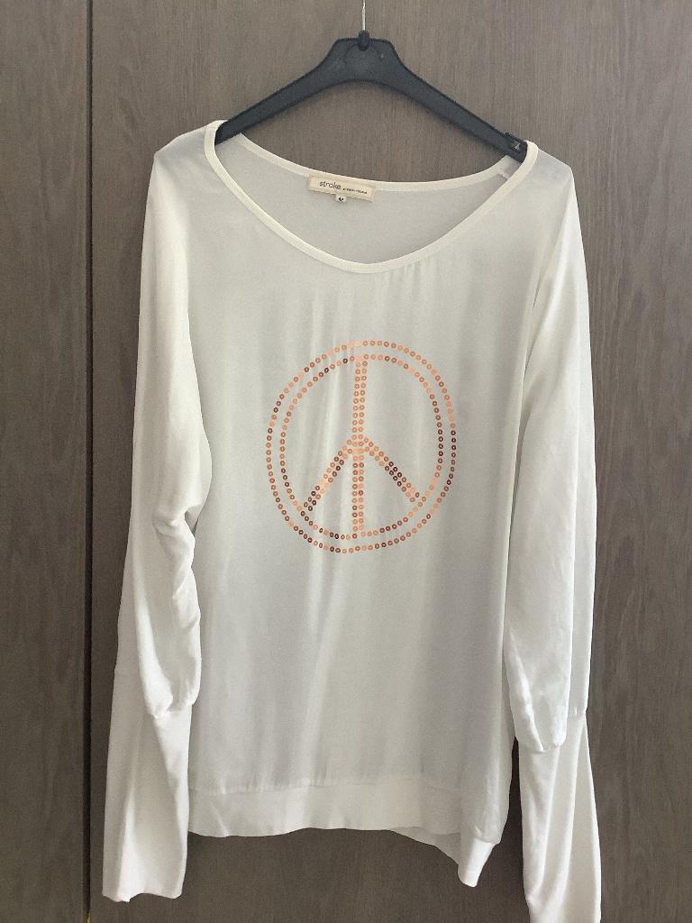 Blouse met elastische band maat 42, Vêtements | Femmes, Blouses & Tuniques, Taille 42/44 (L), Enlèvement ou Envoi, Beige, Comme neuf