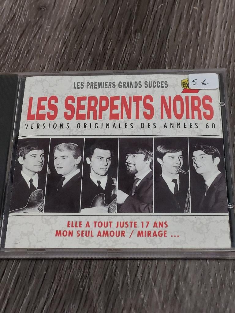 LES SERPENTS NOIRS versions originales des années 60 CD, CD & DVD, Enlèvement ou Envoi, Comme neuf, Autres genres