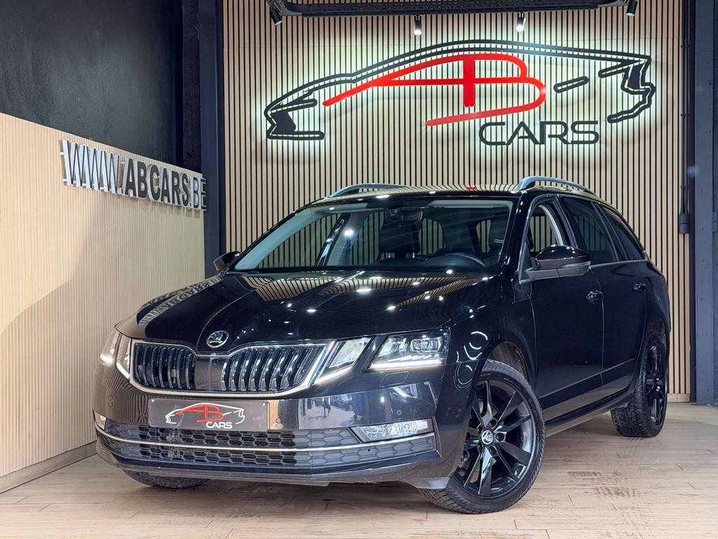 Skoda Octavia SW 1.0 TSI * GARANTIE 12 MOIS * 1ER PROP *, Gebruikt, Parkeersensor, 116 pk, Zwart