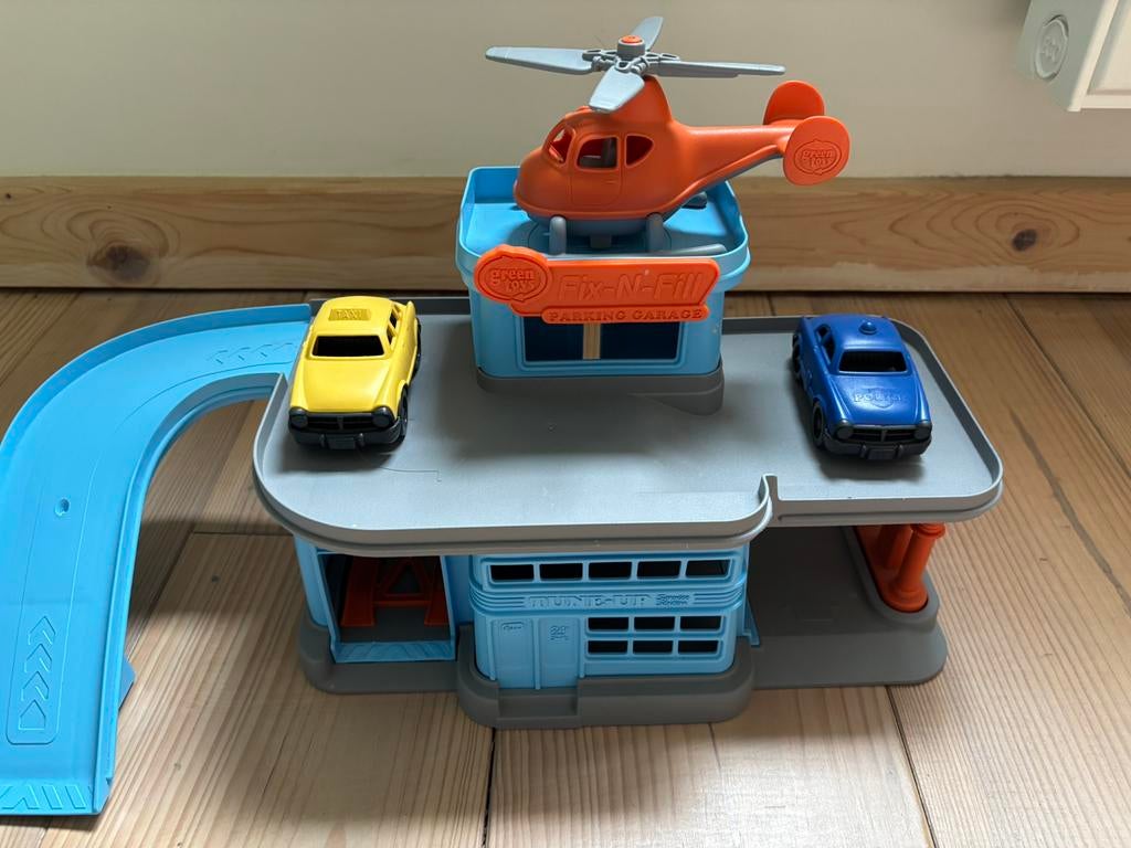 Garage Green Toys, Ophalen, Zo goed als nieuw