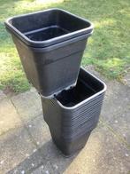 vierkante plastieken bloempotten-kweekpotten 30x30x33, Tuin en Terras, Ophalen, Gebruikt