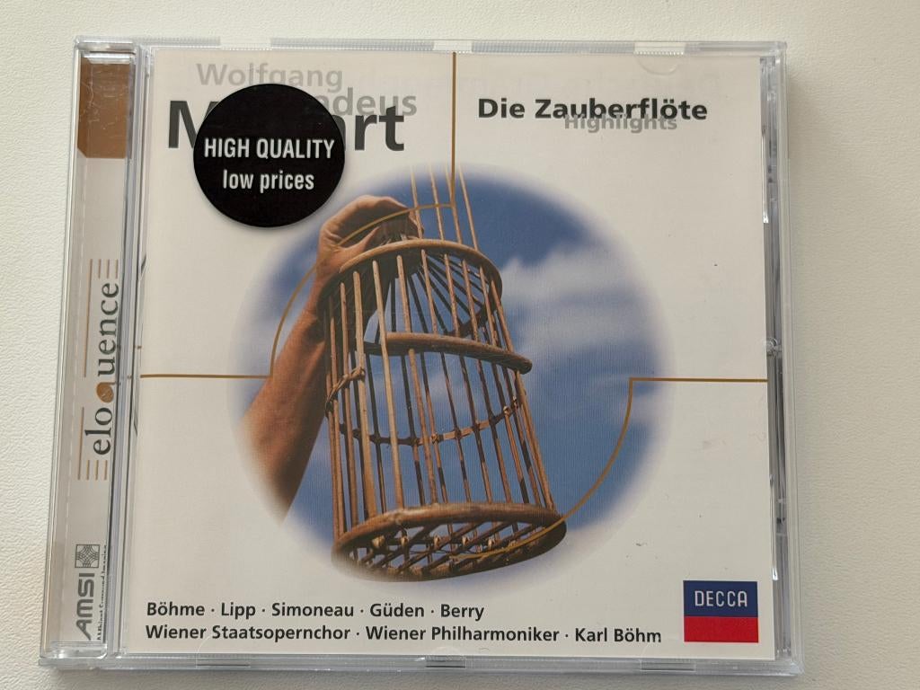 Wolfgang Amadeus Mozart – Die Zauberflöte (Highlights), Ophalen of Verzenden, Gebruikt
