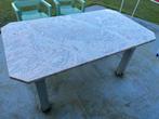 Tuintafel - graniet, Tuin en Terras, Ophalen, Gebruikt, Rechthoekig, Overige materialen