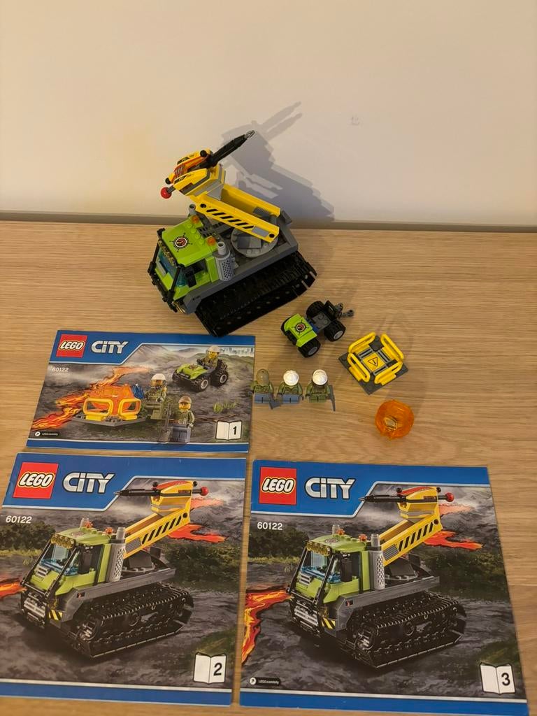 Lego city Volcano Crawler 60122, Ophalen of Verzenden, Compleet, Lego, City