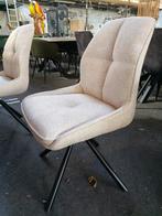 Taupe draaibare stoelen (outlet), Enlèvement, Neuf, Tissus
