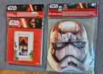 Lot STAR WARS set d'écriture + poster + 6 masques Disney, Verzamelen, Ophalen of Verzenden, Nieuw, Boek of Poster