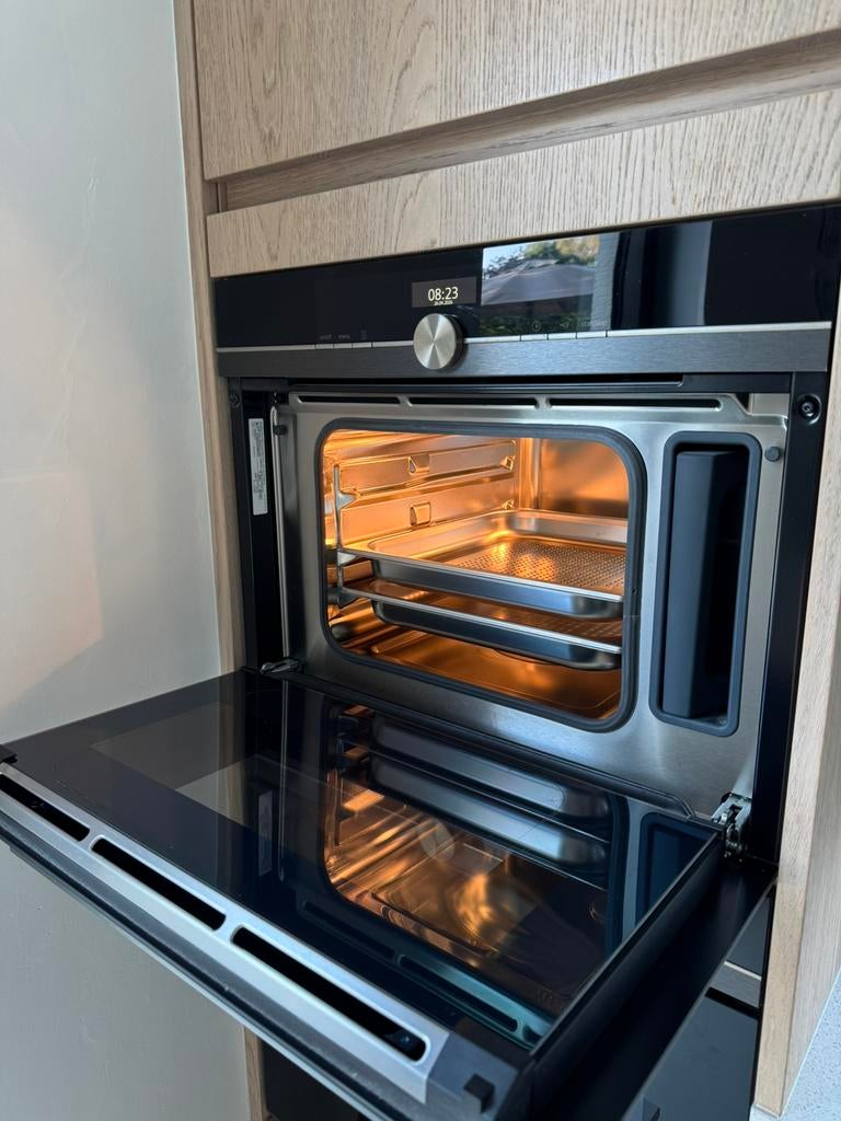 Siemens stoomoven inbouw CD834GAB0, Elektronische apparatuur, Ovens, Inbouw, 45 tot 60 cm, Ophalen, 45 tot 60 cm