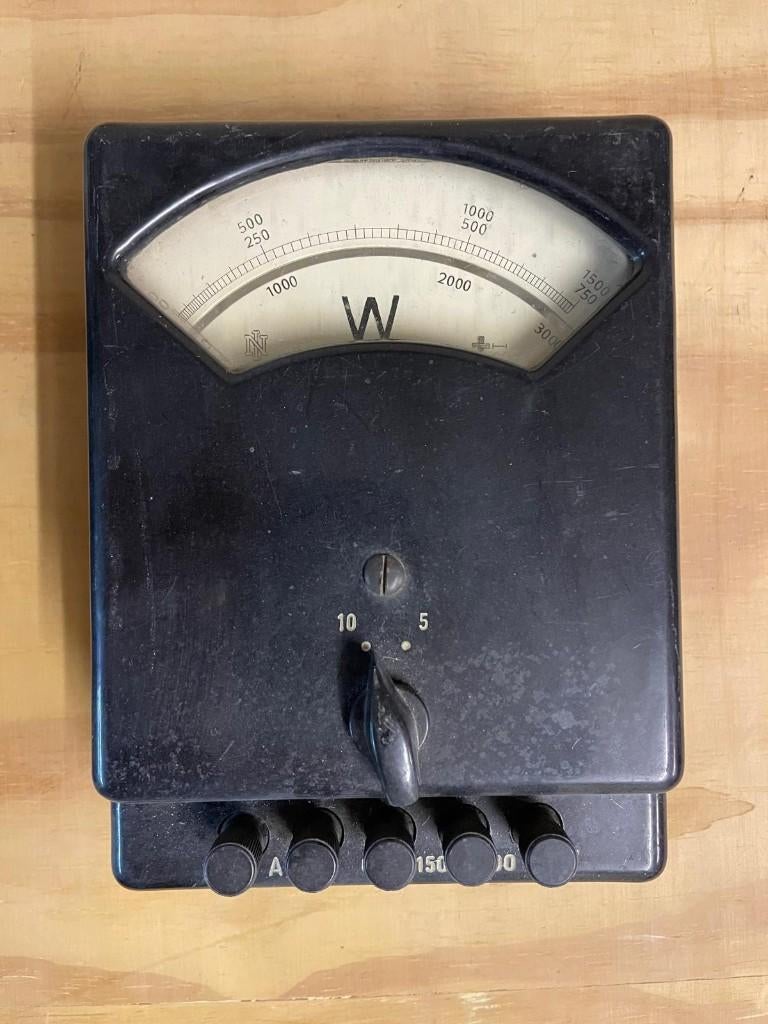 Watt meter, Ophalen, Gebruikt
