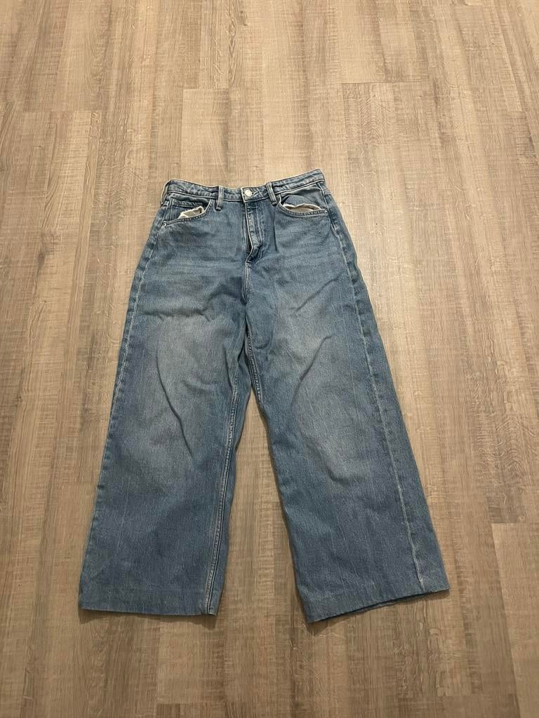 Jeans broek h&m, Kleding | Dames, Spijkerbroeken en Jeans, Ophalen, Zo goed als nieuw