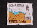 Estland 1998 - Kunda vuurtoren, landkaart, Verzenden, Overige landen, Gestempeld
