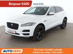 Jaguar F-Pace 20d Prestige AWD (bj 2018, automaat), Auto's, Jaguar, Automaat, Startonderbreker, Wit, Leder