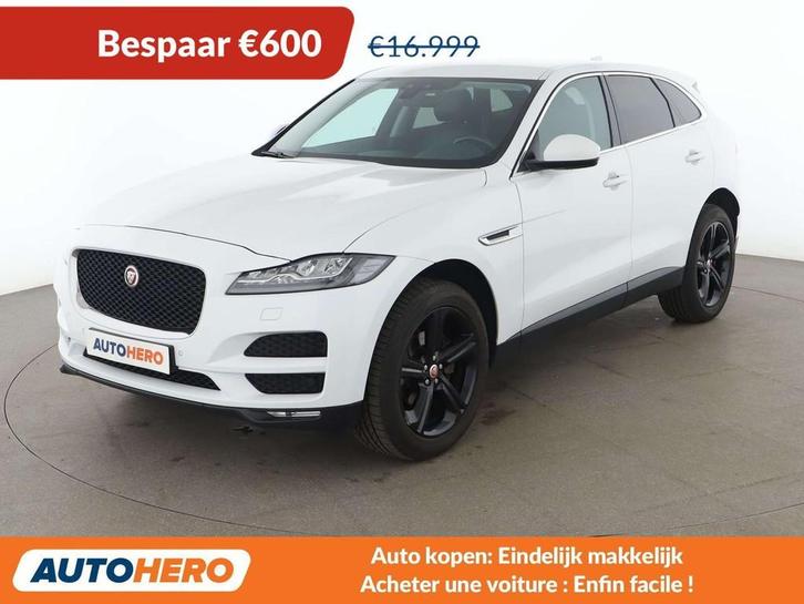 Jaguar F-Pace 20d Prestige AWD (bj 2018, automaat), Auto's, Jaguar, Te koop, F-Pace, 4x4, ABS, Achteruitrijcamera, Airbags, Airconditioning