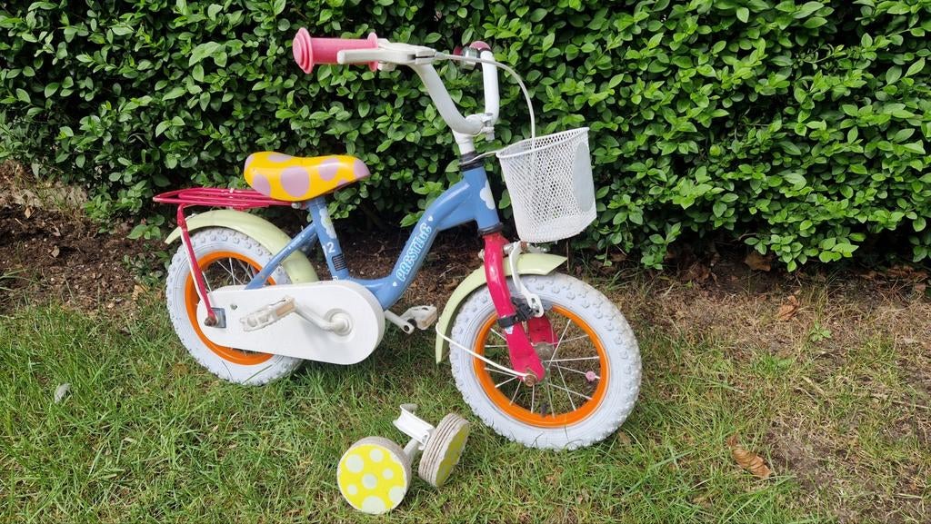 Meisjesfiets 12 " kinderfiets, Fietsen en Brommers, Ophalen, Zijwieltjes