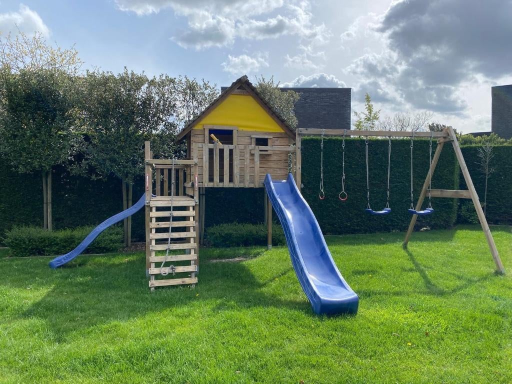 wickey speelhuis met schommel en glijbaan, Ophalen, Gebruikt, Schommel