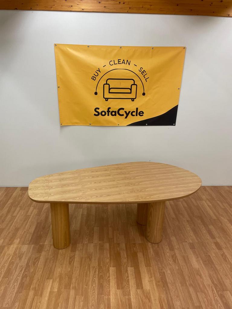 Table à manger en noyer biologique (NOUVELLE) - Livraison, Antiquités & Art, Antiquités | Meubles | Tables, Enlèvement ou Envoi