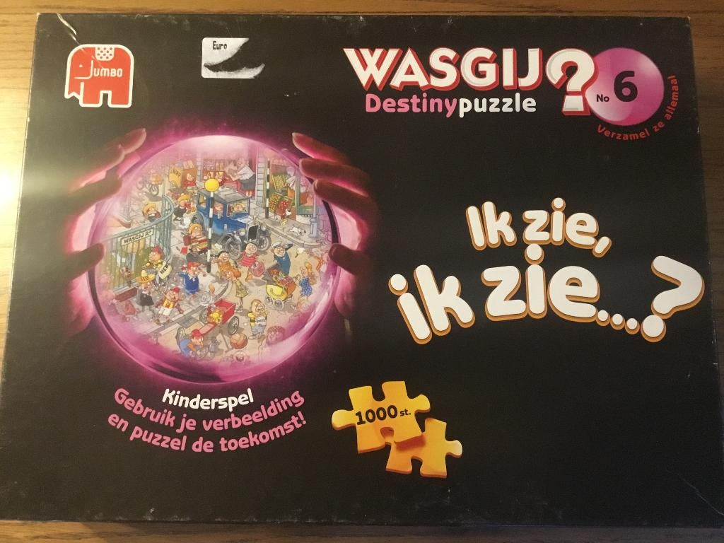 Puzzel Jumbo 1000 stukjes Wasgij destiny 6, Ophalen of Verzenden, 500 t/m 1500 stukjes, Gebruikt, Legpuzzel