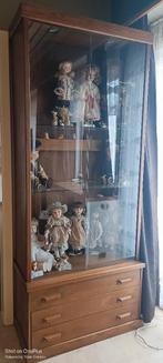 Vitrine + éclairage à 3 tiroirs, 25 à 50 cm, Utilisé, 50 à 100 cm, Avec tiroir(s)