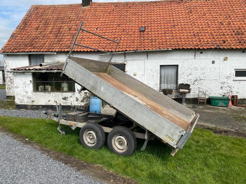 Kipper aanhangwagen, Enlèvement, Utilisé