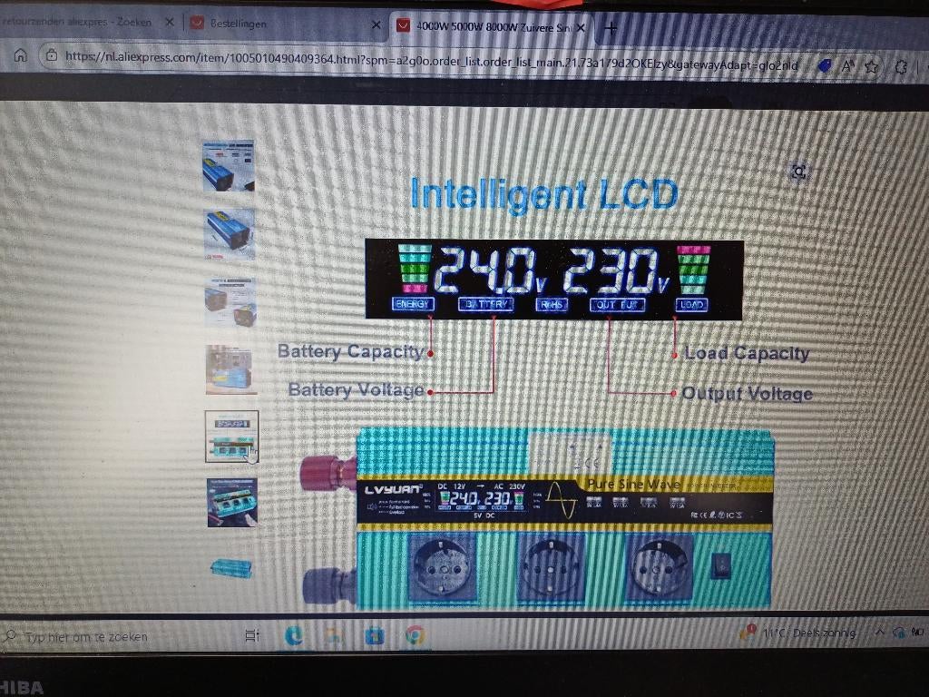inverter, Doe-het-zelf en Bouw, Aggregaten, Ophalen of Verzenden, Nieuw, Minder dan 5 kVA