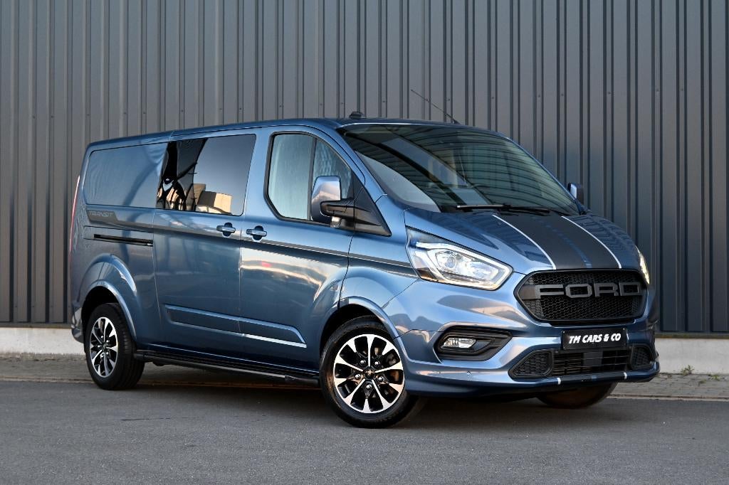 Transit Custom Sport L2 185PK, 5zit, Cam Cruise 2xschuif BTW, Auto's, Ford, Voorwielaandrijving, Monovolume, 170 g/km, 4 cilinders