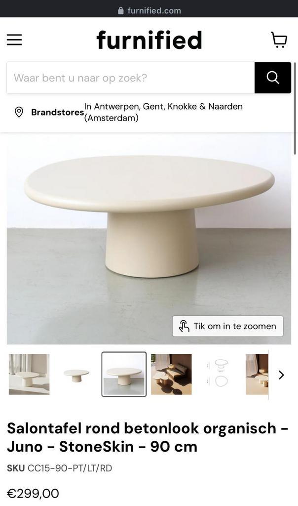 Table, Maison & Meubles, Tables | Tables de salon, Comme neuf, Enlèvement
