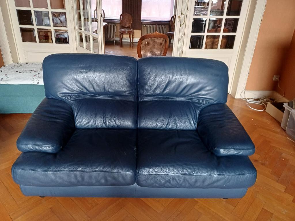 Lederen zetels, Autres dimensions, Banc droit, Enlèvement, Utilisé