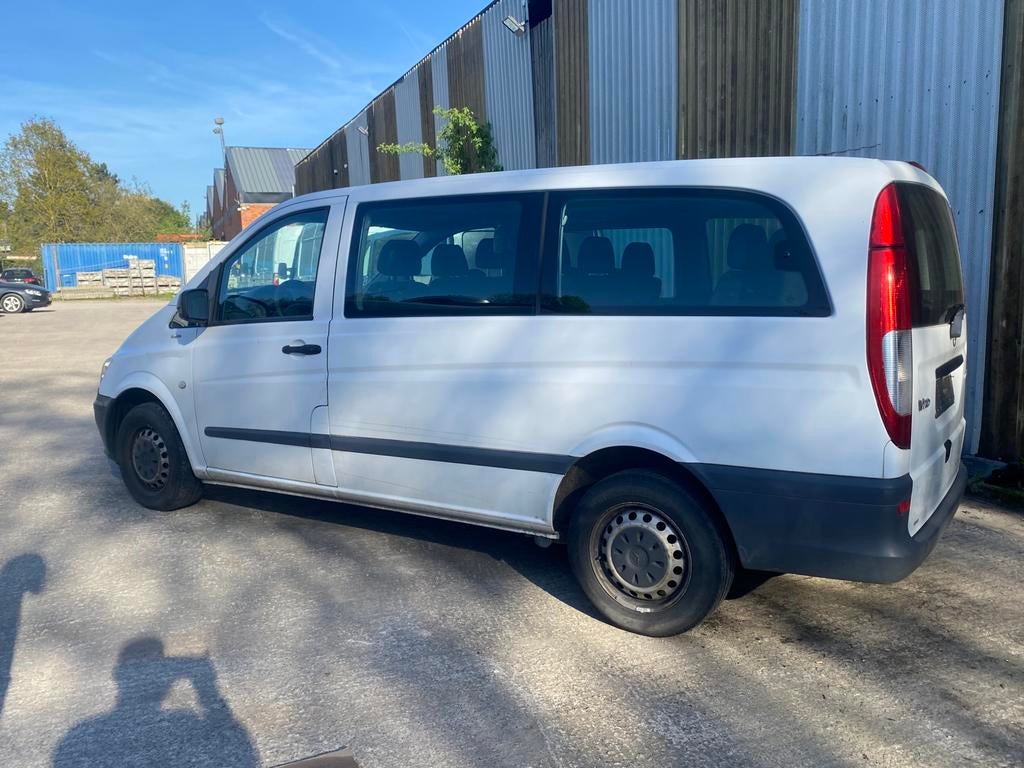 Mercedes vito 2.2d airco 9PL, Auto's, Euro 5, Achterwielaandrijving, Zwart, 4 cilinders