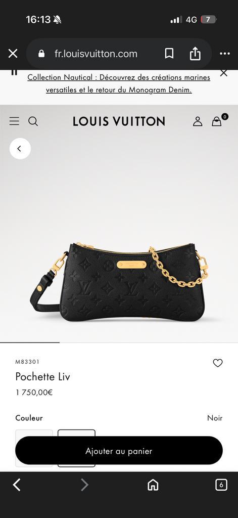 Louis Vuitton tas, Handtassen en Accessoires, Tassen | Damestassen, Nieuw, Schoudertasje, Zwart, Ophalen