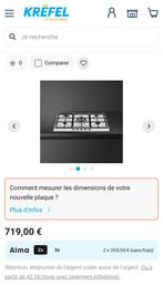 Cuisinière taque à gaz SMEG 720€ en magasin, Electroménager, Enlèvement, Gaz