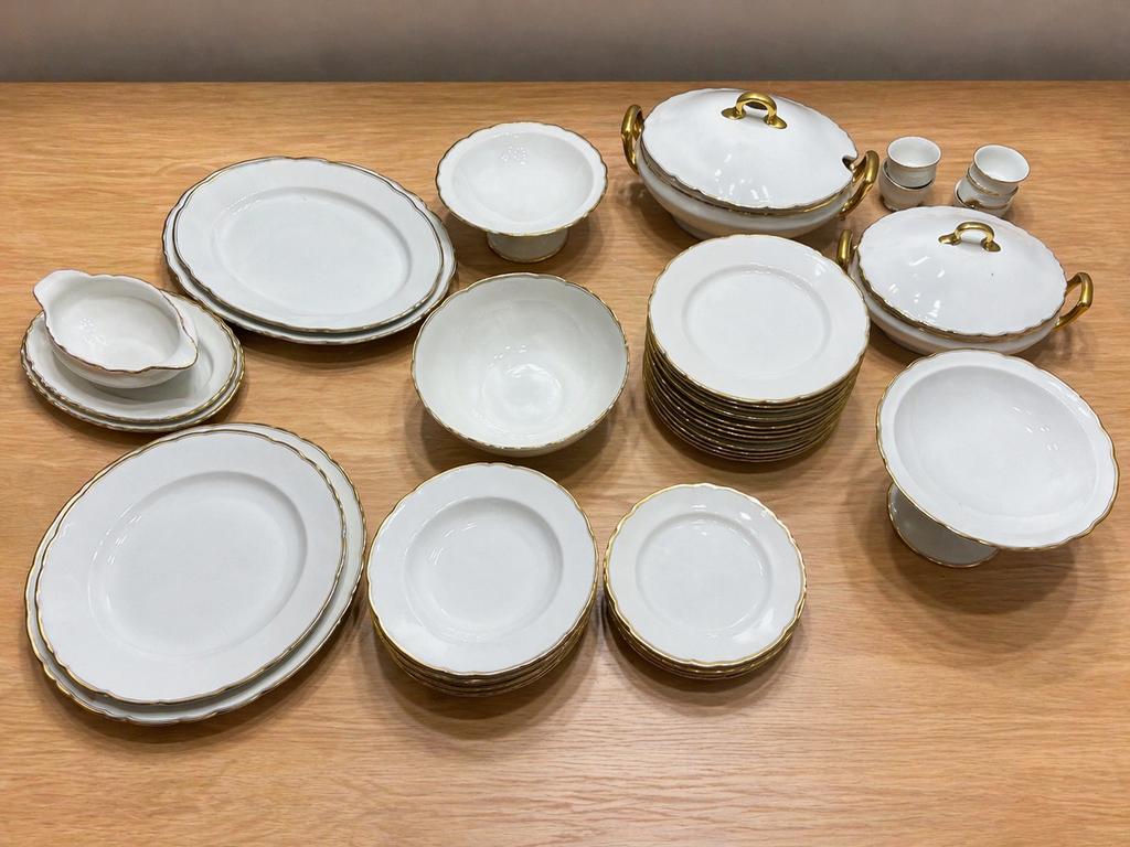 Vaiselle ancienne 40 pce  suisse langenthal, Maison & Meubles, Enlèvement, Comme neuf