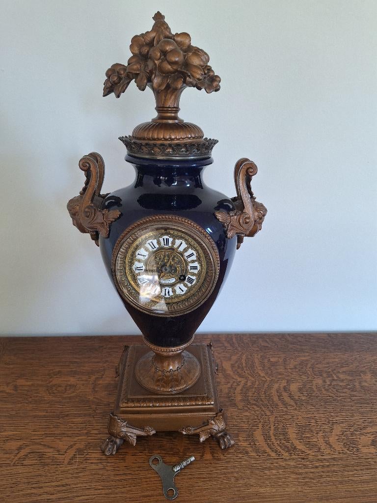 Horloge de cheminée, Antiquités & Art, Antiquités | Horloges, Enlèvement