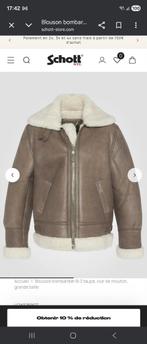 Blouson schott bombardier original., Vêtements | Hommes, Grandes tailles, Veste ou Manteau, Autres couleurs, Enlèvement, Neuf