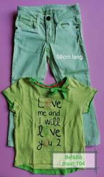 Lentegroen ensemble maat 104, Enlèvement ou Envoi, Utilisé, Pantalon