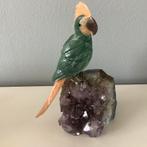 Edelsteen beeldje papegaai, Verzamelen, Ophalen of Verzenden, Zo goed als nieuw