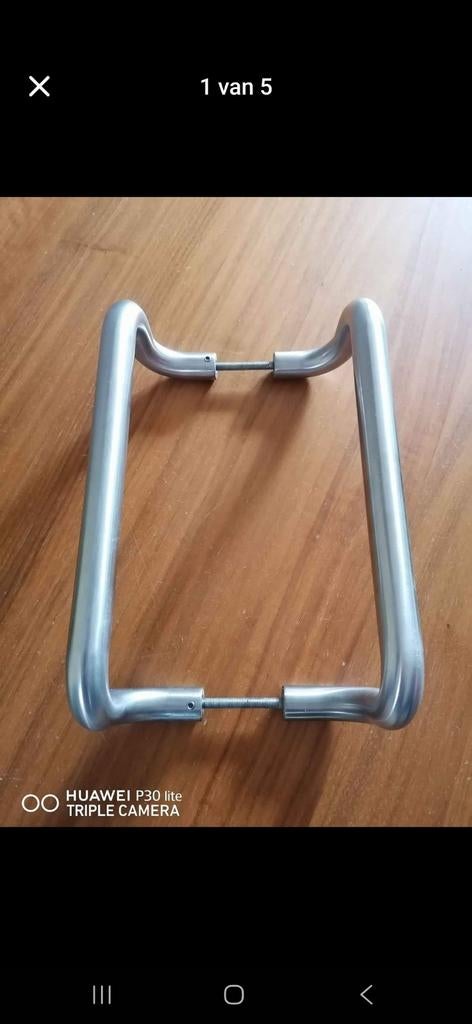 Inox deurtrekker, Ophalen, Inox