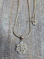 Vintage halsketting van 925 zilver, Handtassen en Accessoires, Kettingen, Zilver, Zilver