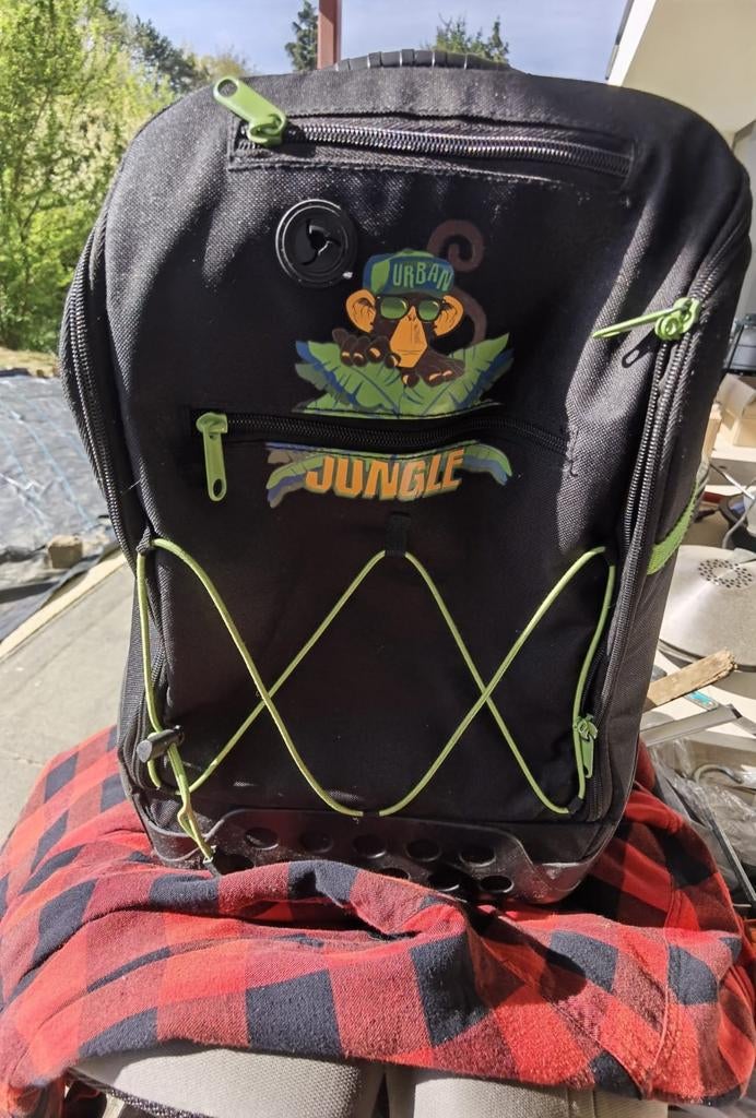 Rugzak koffer, Ophalen