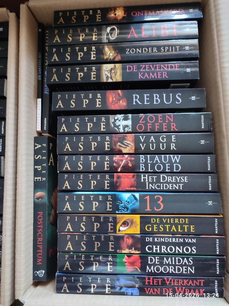 ASPE romans 30 boeken, Boeken, Romans, Ophalen, België, Pieter Aspe, Zo goed als nieuw