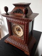 antieke houten schoorsteenklok van Junghans 1907, Ophalen of Verzenden