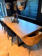 2 chaises/fauteuils ocres en velours, Tissus, Autres couleurs, Enlèvement, Utilisé