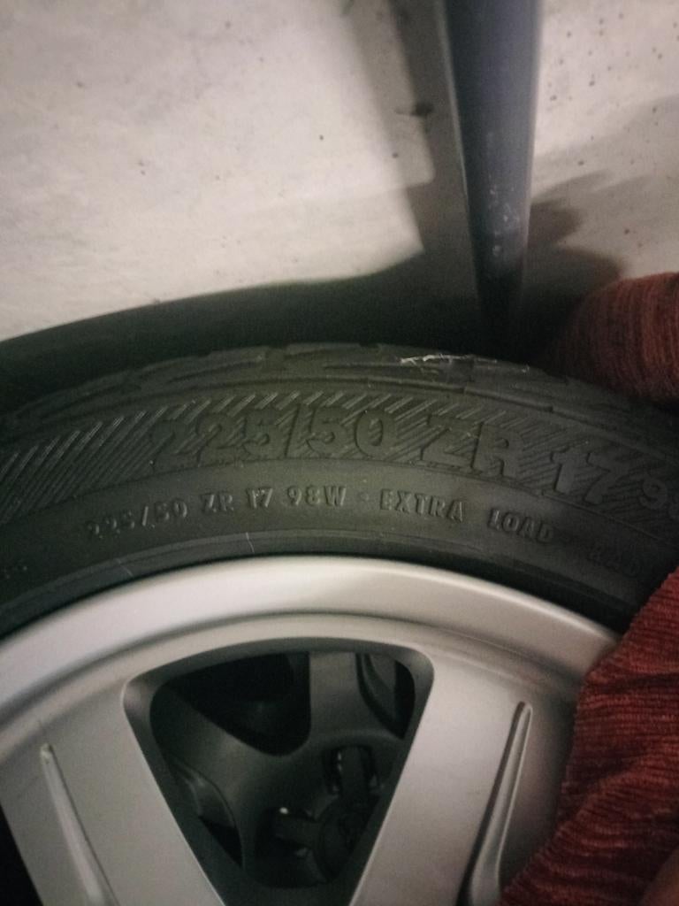 Audi velgen, Auto-onderdelen, Banden en Velgen, Velg(en), 17 inch, 225 mm, Gebruikt, Ophalen